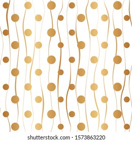 Gold seamless pattern. Abstract golden background. Repeating backdrop for design for gift pack, wallpaper, wrapping paper, wrapper, packaging, interior, prints, package, interior, textile, scrapbook