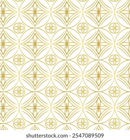Gold Nahtloses Muster Design Geometrisch