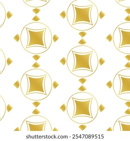 Gold Nahtloses Muster Design Geometrisch
