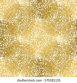 Gold seamless pattern. Vector Illustration