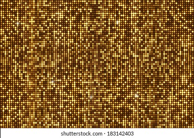 Gold seamless shimmer background and shiny golden   black paillettes  Sparkle glitter techno background  Glittering sequins club screen  Abstract technology background 