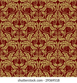 Gold seamless wallpaper