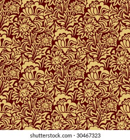 Gold seamless wallpaper