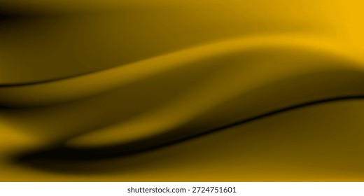 Goldene Schattierungen fügen sich sanft zu abstrakten Wellenlinien zusammen