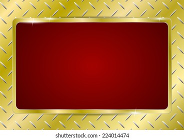 Gold Sheet metal pattern texture background