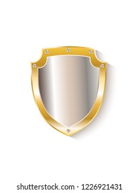 Gold shield icon