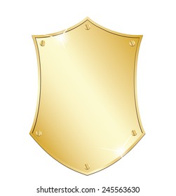   Gold shield sign