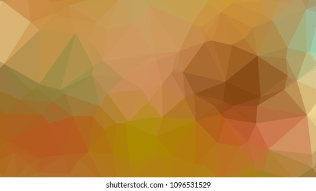 Gold shine. Geometric designs. Vector, geometric background. Triangles, triangulation. Geometric mosaic tile, colored triangles, application in origami style. Abstract backgrounds for web.
