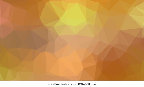 Gold shine. Geometric designs. Vector, geometric background. Triangles, triangulation. Geometric mosaic tile, colored triangles, application in origami style. Abstract backgrounds for web.