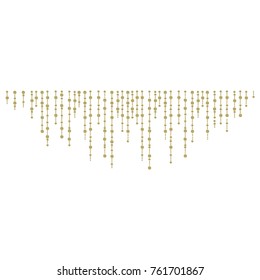 gold, shiny decoration lights 