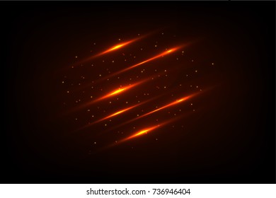 Gold shiny glowing light  abstract background