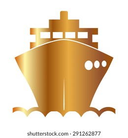 Gold ship icons