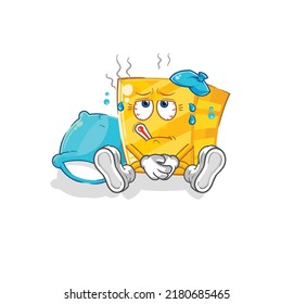 the gold sick vector. cartoon character