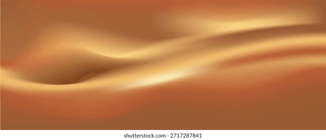 Fondo de seda dorada con algunos pliegues suaves. Llama ardiente

