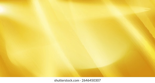 Gold silk texture, shiny yellow liquid satin cloth background. Abstract fabric wave material with drapery fold. Golden silky textile curtain pattern design. 3d beautiful elegance award wallpaper