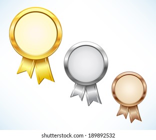 Gold, Silver And Bronze Award