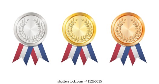 A Gold Silver Bronze badge