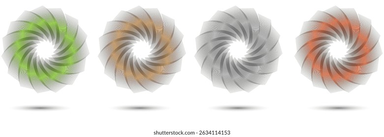 Gold, silver and bronze metal circle frames 3d vector realistic illustration. First, second and third place medals or buttons isolated on white background. Certified.