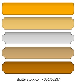 Gold Plaque Stock Vectors, Images & Vector Art | Shutterstock