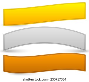 Gold, silver, bronze plaques, bars