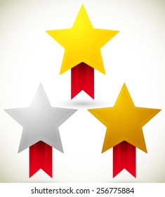 Gold, Silver and Bronze Star Prizes, Awards.