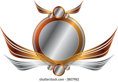 Gold and Silver Frame