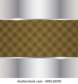 Gold And Silver Metal Background