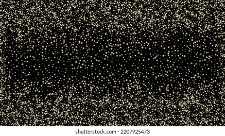 Gold, Silver Rich Falling Stars Confetti. Premium Elegant New Year Christmas Garland Vector Background. Sparkling Winter Foil. VIP Gold, Silver Glitter, Sparkles, Gradient Stars Confetti.