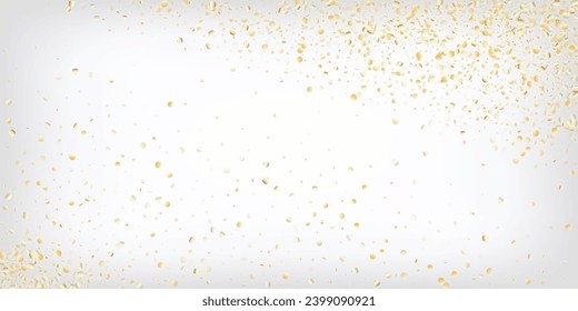 Oro, VIP Plata Cayendo Bokeh Confetti. Desgarrando el costoso fondo vectorial navideño de Año Nuevo. Oro rico, Luces plateadas, Parkles, Confetti de insel gradiente. Estrellas De Invierno.