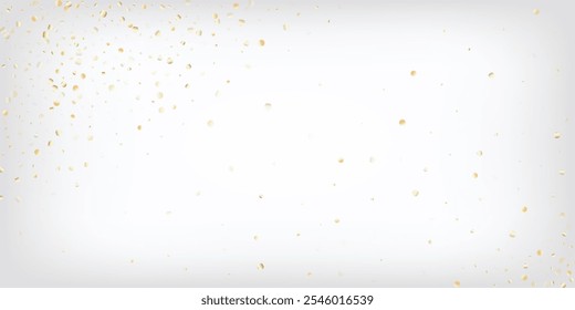 Confeti Bokeh Caída VIP Oro, Plata. Patrón de invierno brillante. Oro Rico, Luces De Plata, Brillos, Confeti De Tinsel Gradiente. Fondo de Vector de decoración de Navidad de año Nuevo elegante de Premium.