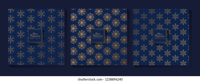 Gold Snow Pattern