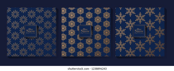 Gold Snow Pattern