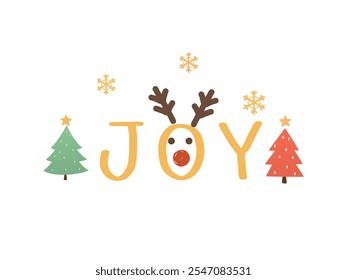 Gold snowflakes, hand written fonts and Christmas tree icon sign isolated on white background vector.