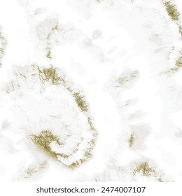 Gold Snowy Light Repeat. Winter Color Watercolour. Foil Watercolor Canvas. Light Seamless Water Color. Gold Luxury Golden Template Bright Glitter Background. Gold Oil Paint. Light Snow Pattern.