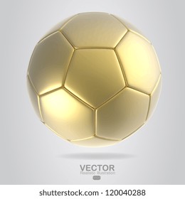 gold soccer ball