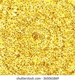  Gold Sparkle Glitter Texture. Glowing sparks background. Vector