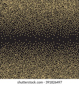 Gold sparkle vector template for your text. Explosion of confetti circles.Template for your design, invitation, logos, web, card, gift, vip, voucher, certificate.