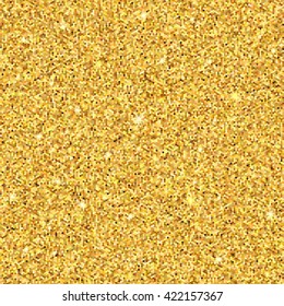 Gold sparkles. Gold glitter background. Gold background for card, vip, exclusive, certificate, gift, luxury. Vector illustration