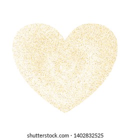 Gold sparkles glitter dust metallic confetti vector background. Shiny golden sparkling background. Gold stardust texture tinsel confetti party vector. Glitter glow festive sparkles design.