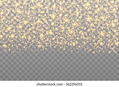 Vector Gold Glitter Particles Background Effect Stock Vector (Royalty ...