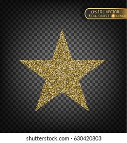 Gold sparkles on a transparent background. Gold background with sparkles. Vector gold placard for registration cards, vip, exclusive, certificate, gift, luxury, voucher, shop, gift, shopping.