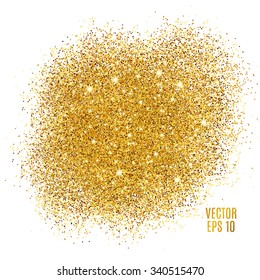 Gold luxury shimmer sequins disco party Royalty Free Vector