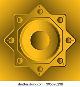 Gold speaker