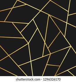 Gold spider web background - stock vector