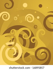 gold spiral