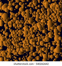 gold spot celebration background on black.