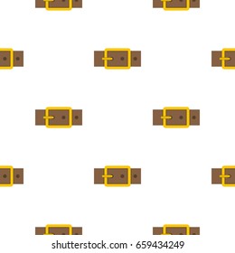 Gold square buckle pattern seamless flat style for web vector illustration