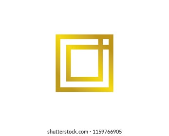 Gold Square Line