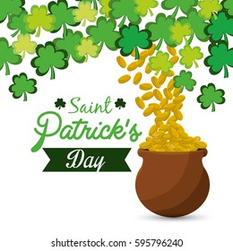 gold st patrick's day icon