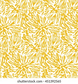 gold stains liquid on a white background, abstract blotch and splash, vector background